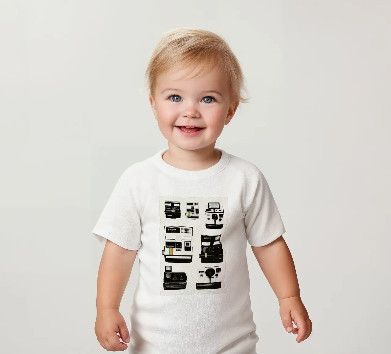 Instant Camera Collection camiseta de bebé de Florent Bodart