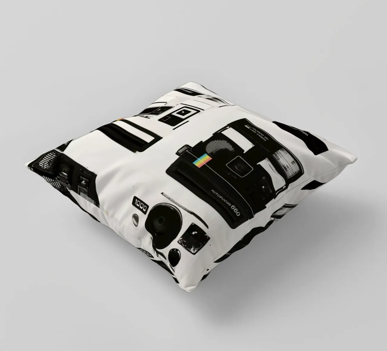 Instant Camera Collection decorative cushion by Florent Bodart