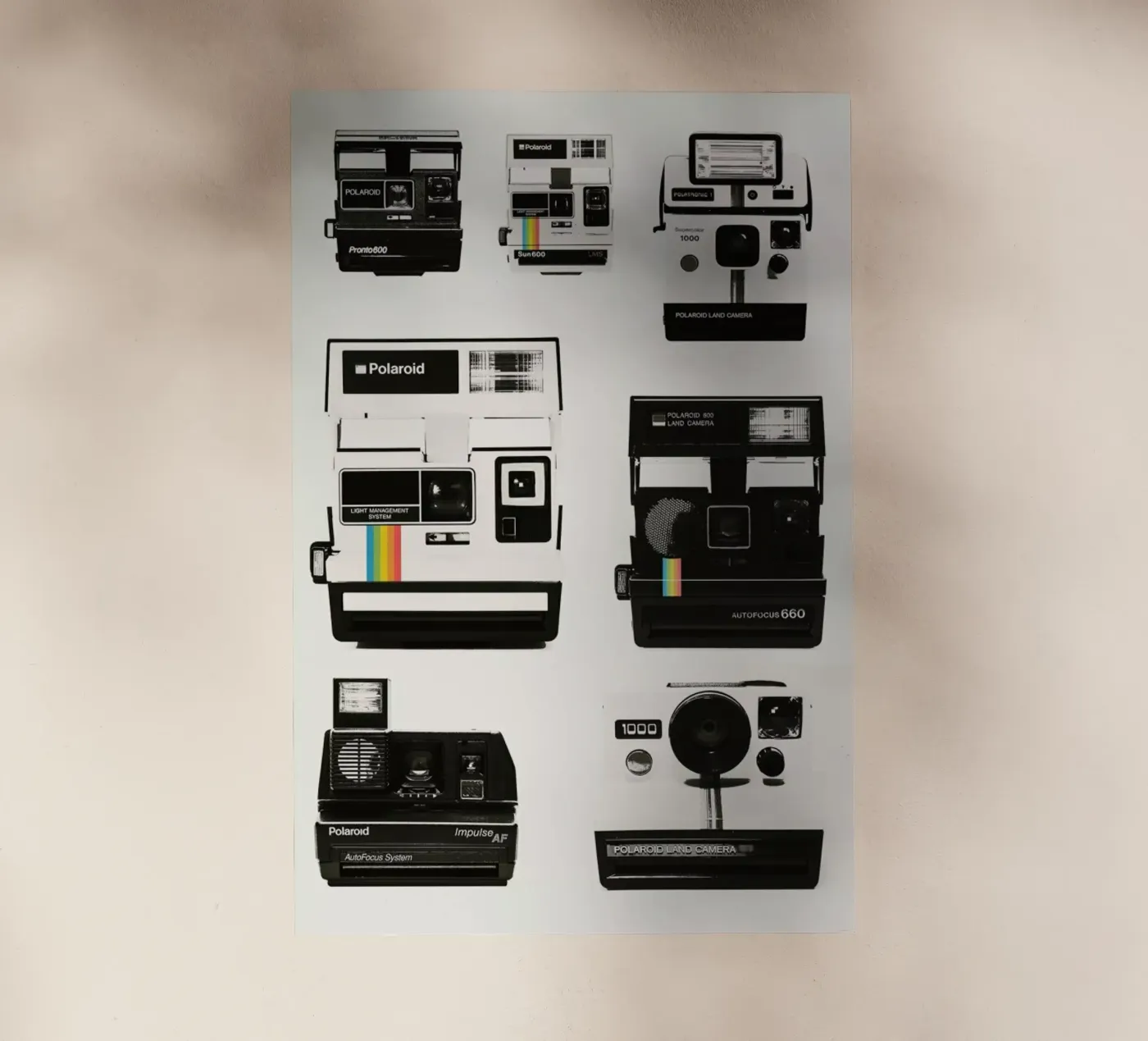 Instant Camera Collection pellicola backlit da Florent Bodart