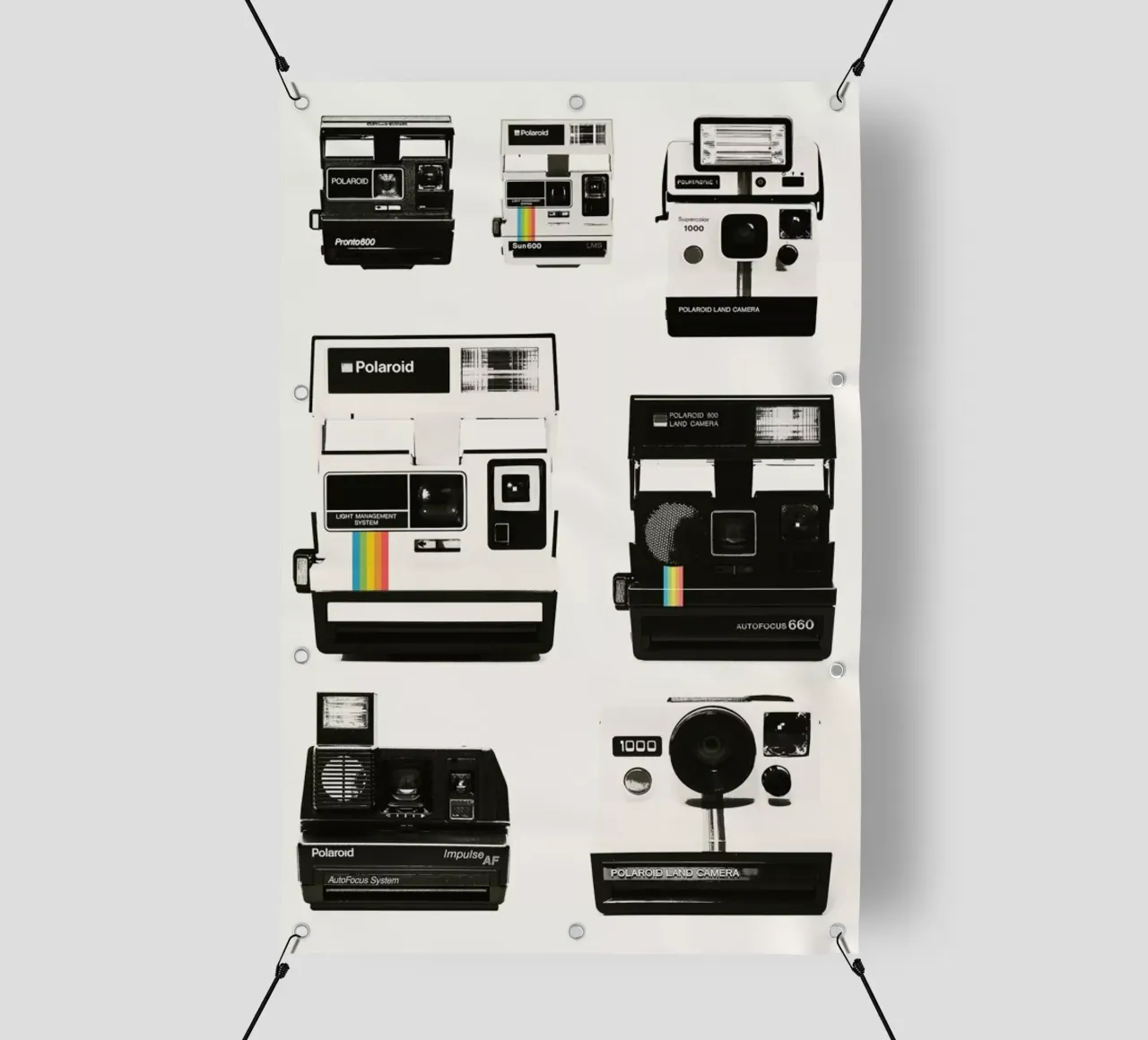 Instant Camera Collection telo in pvc da Florent Bodart