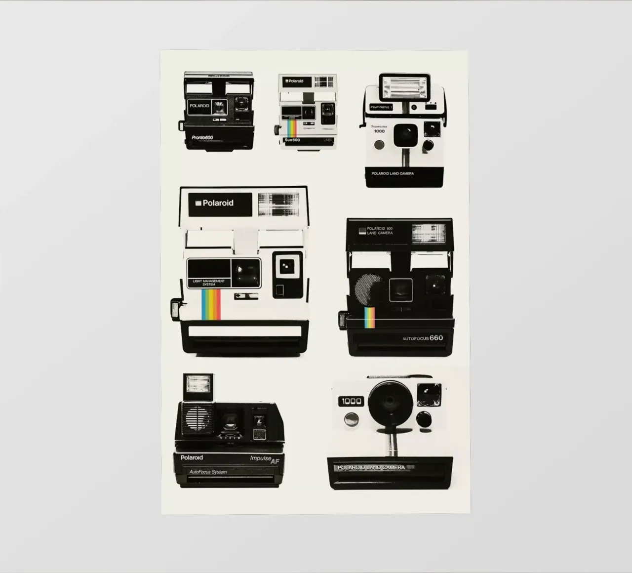 Instant Camera Collection telo in pvc da Florent Bodart