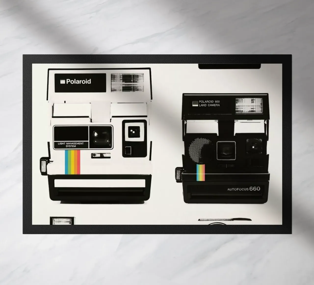 Instant Camera Collection Fußmatte von Florent Bodart