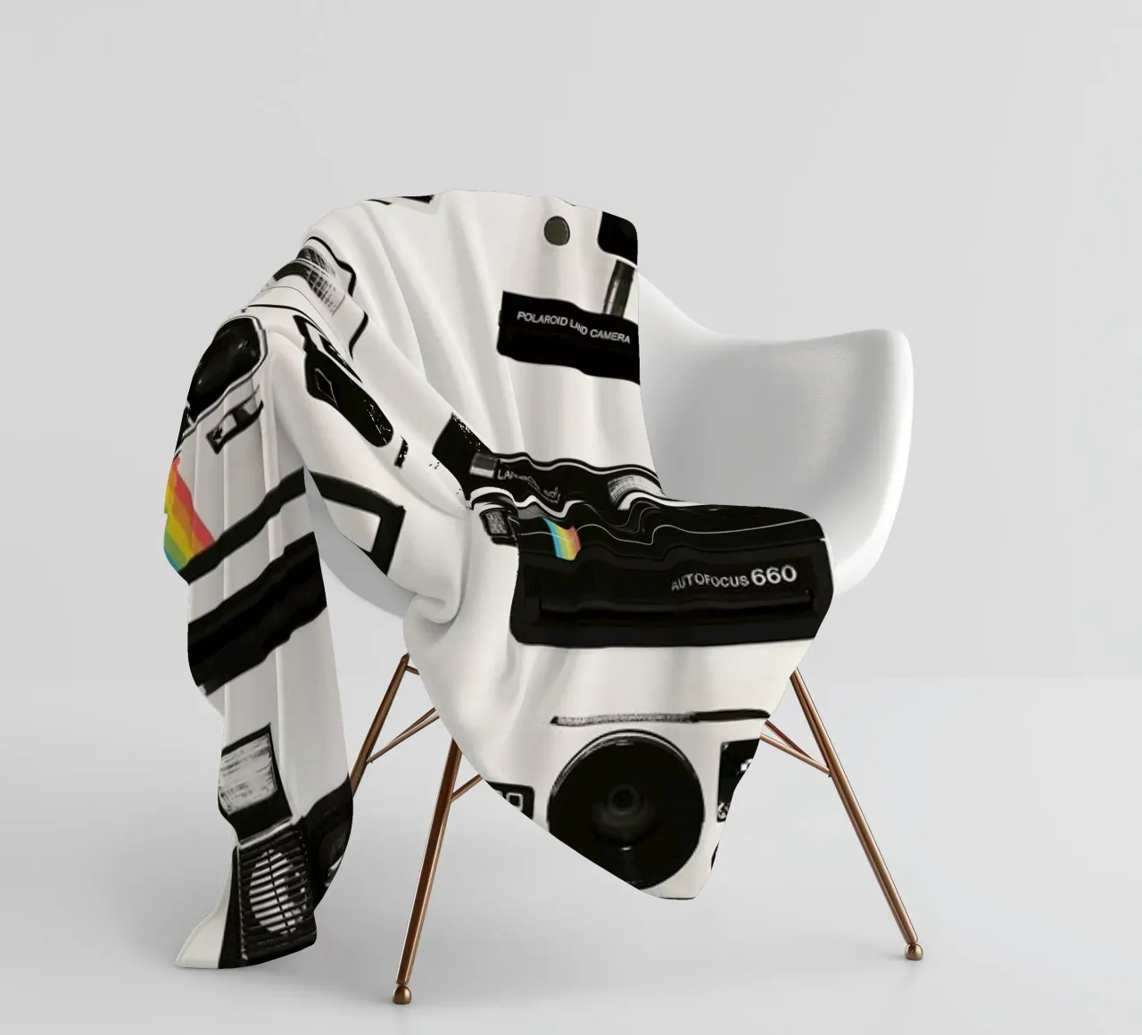 Instant Camera Collection manta de franela de Florent Bodart