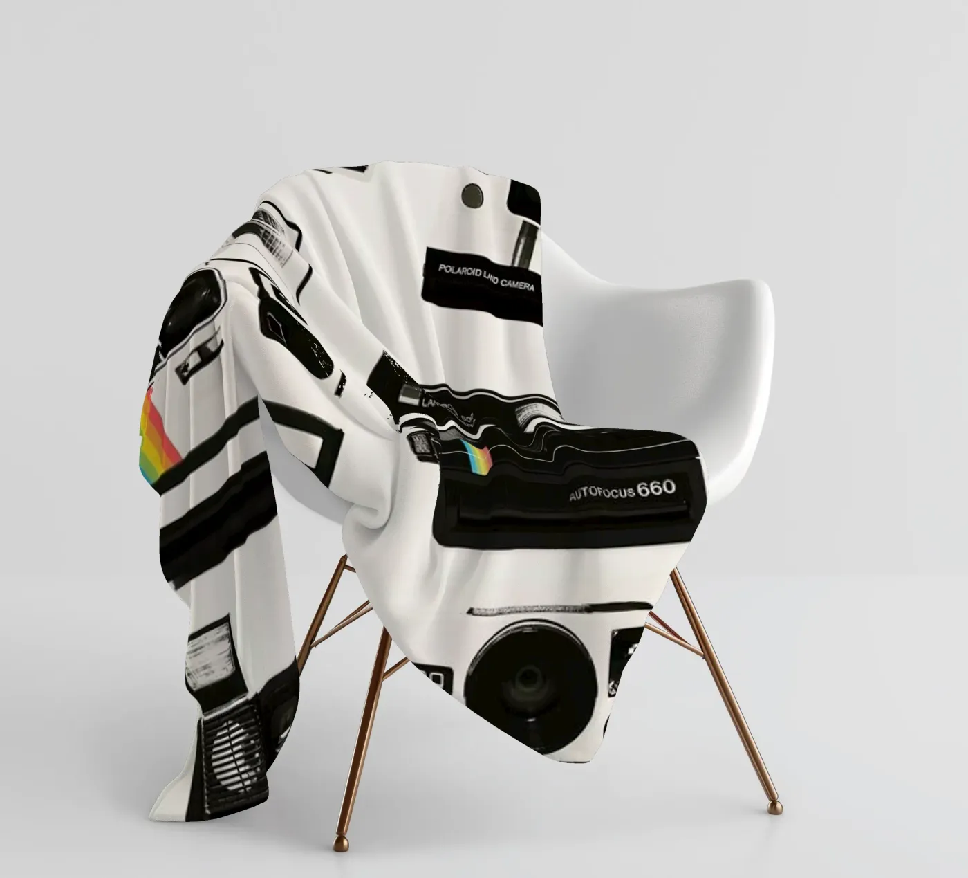 Instant Camera Collection Fleecedecke von Florent Bodart