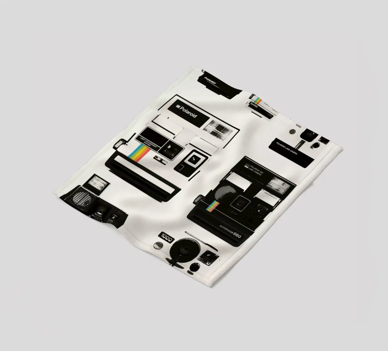 Instant Camera Collection coperta in pile da Florent Bodart