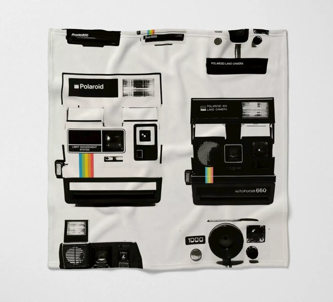 Instant Camera Collection Fleecedecke von Florent Bodart
