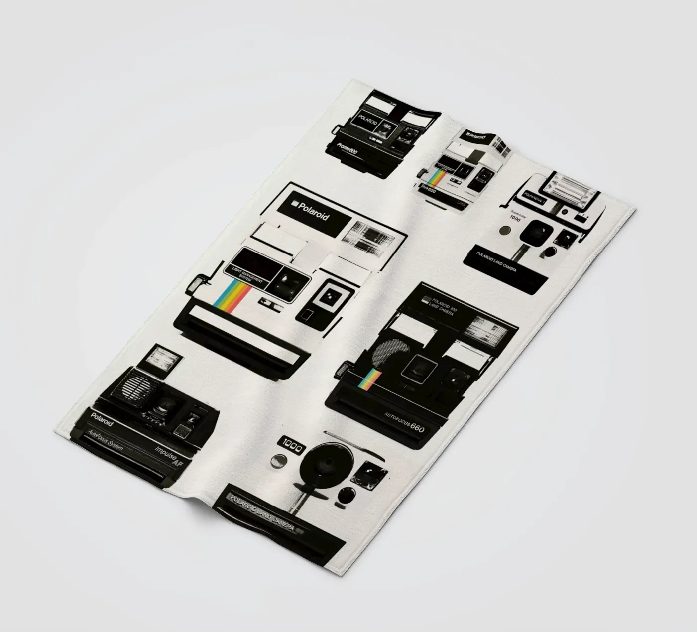 Instant Camera Collection Fleecedecke von Florent Bodart