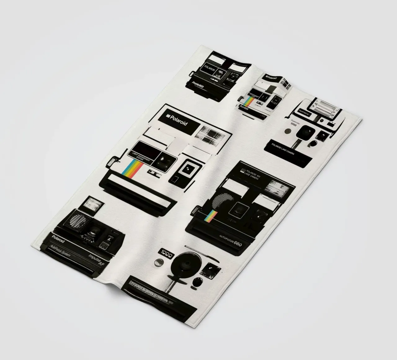 Instant Camera Collection coperta in pile da Florent Bodart