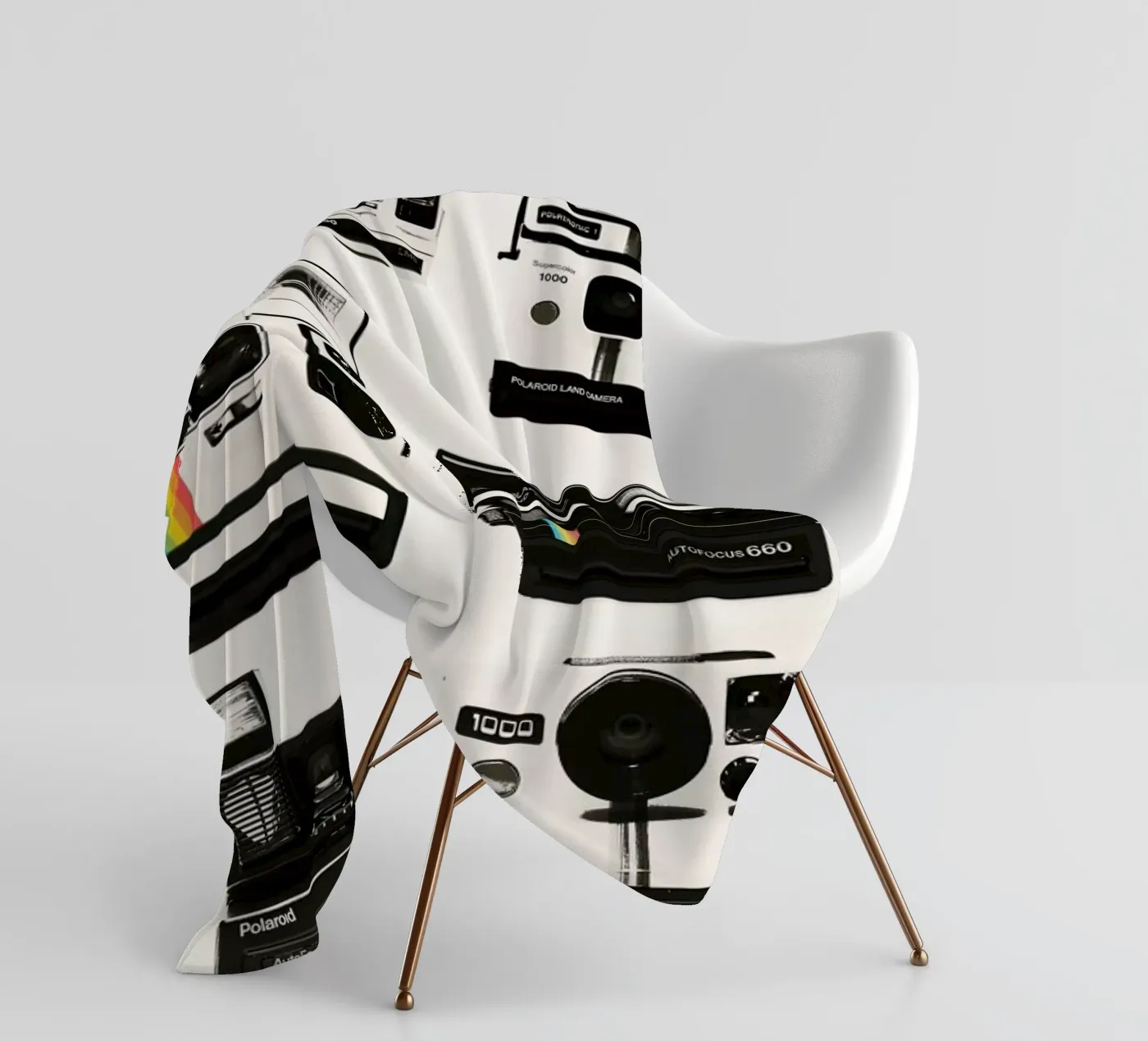 Instant Camera Collection Fleecedecke von Florent Bodart