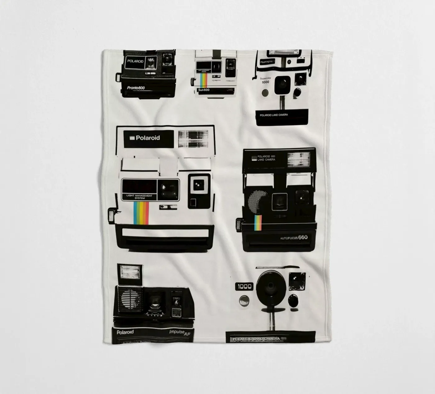 Instant Camera Collection Fleecedecke von Florent Bodart