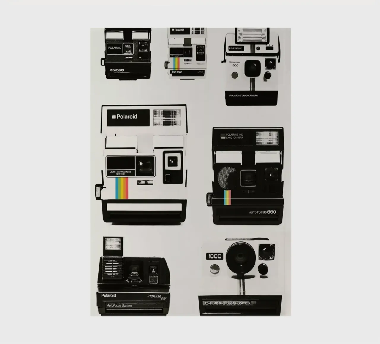 Instant Camera Collection Notizbuch von Florent Bodart