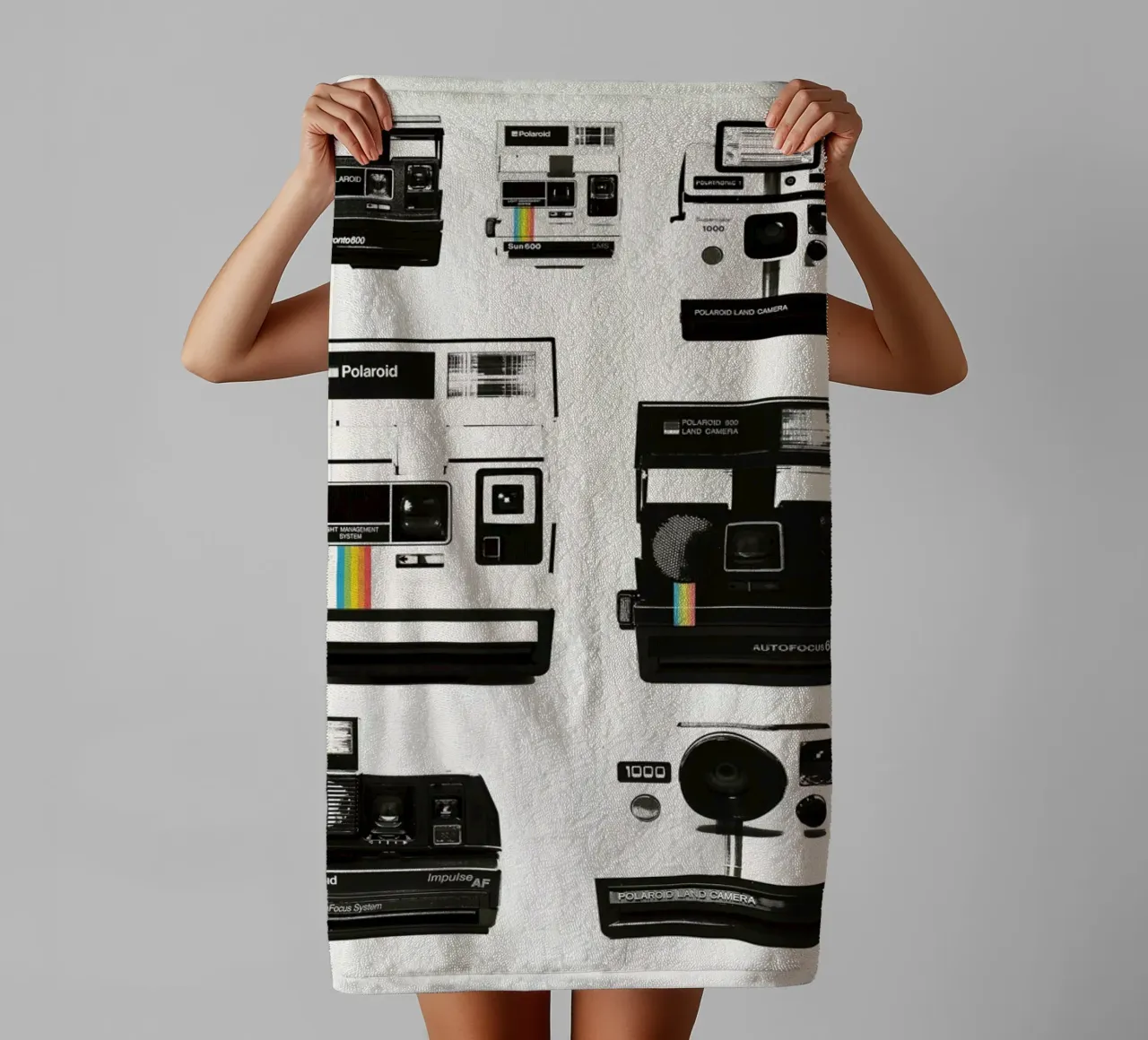 Instant Camera Collection asciugamano da bagno da Florent Bodart