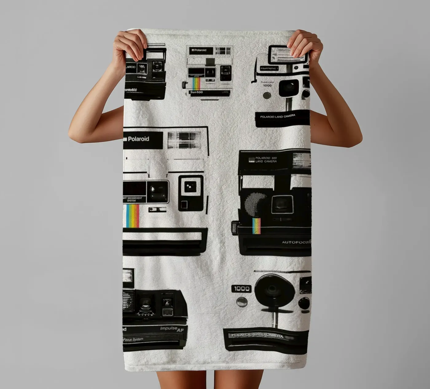 Instant Camera Collection towel by Florent Bodart