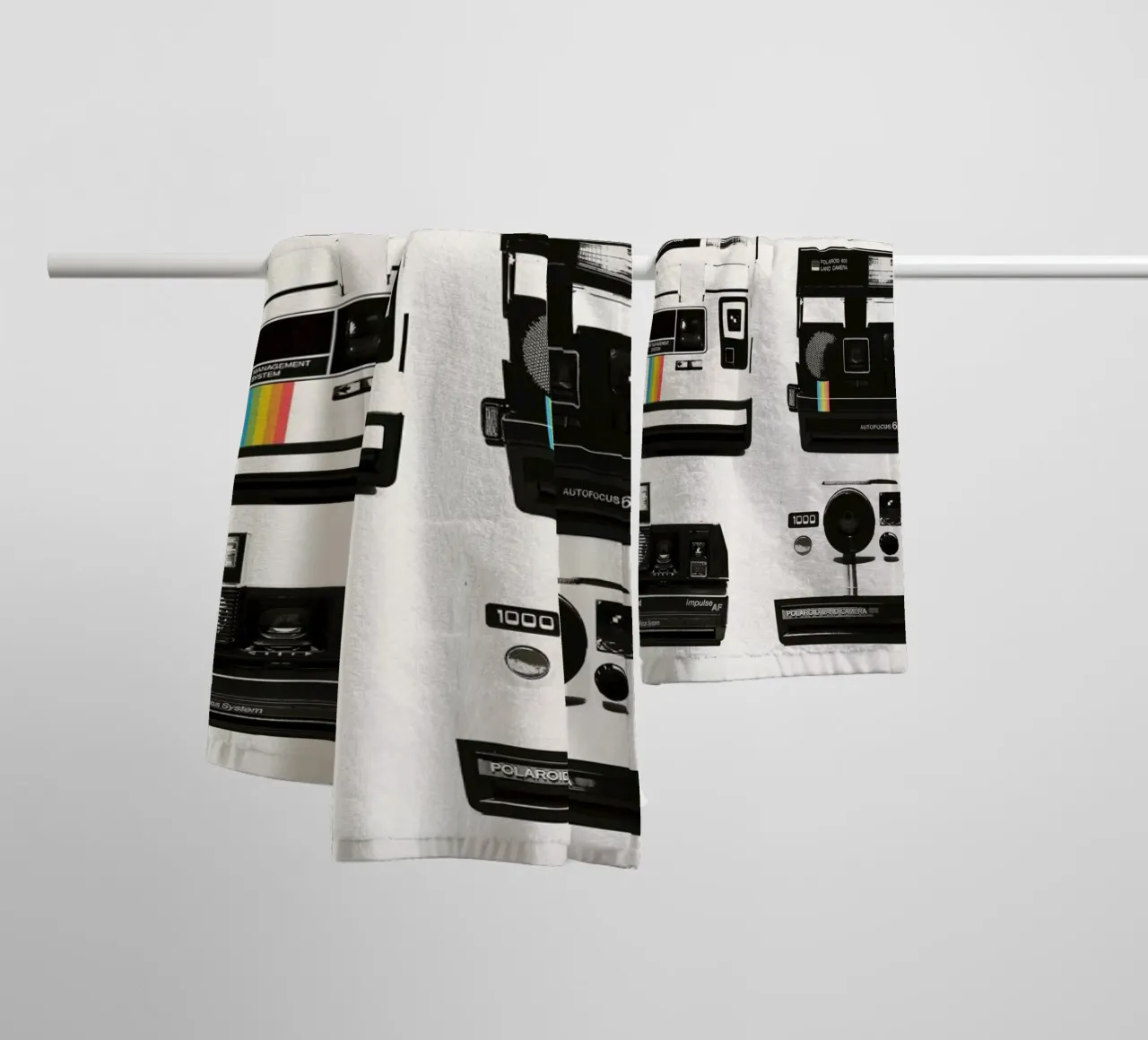 Instant Camera Collection asciugamano da bagno da Florent Bodart