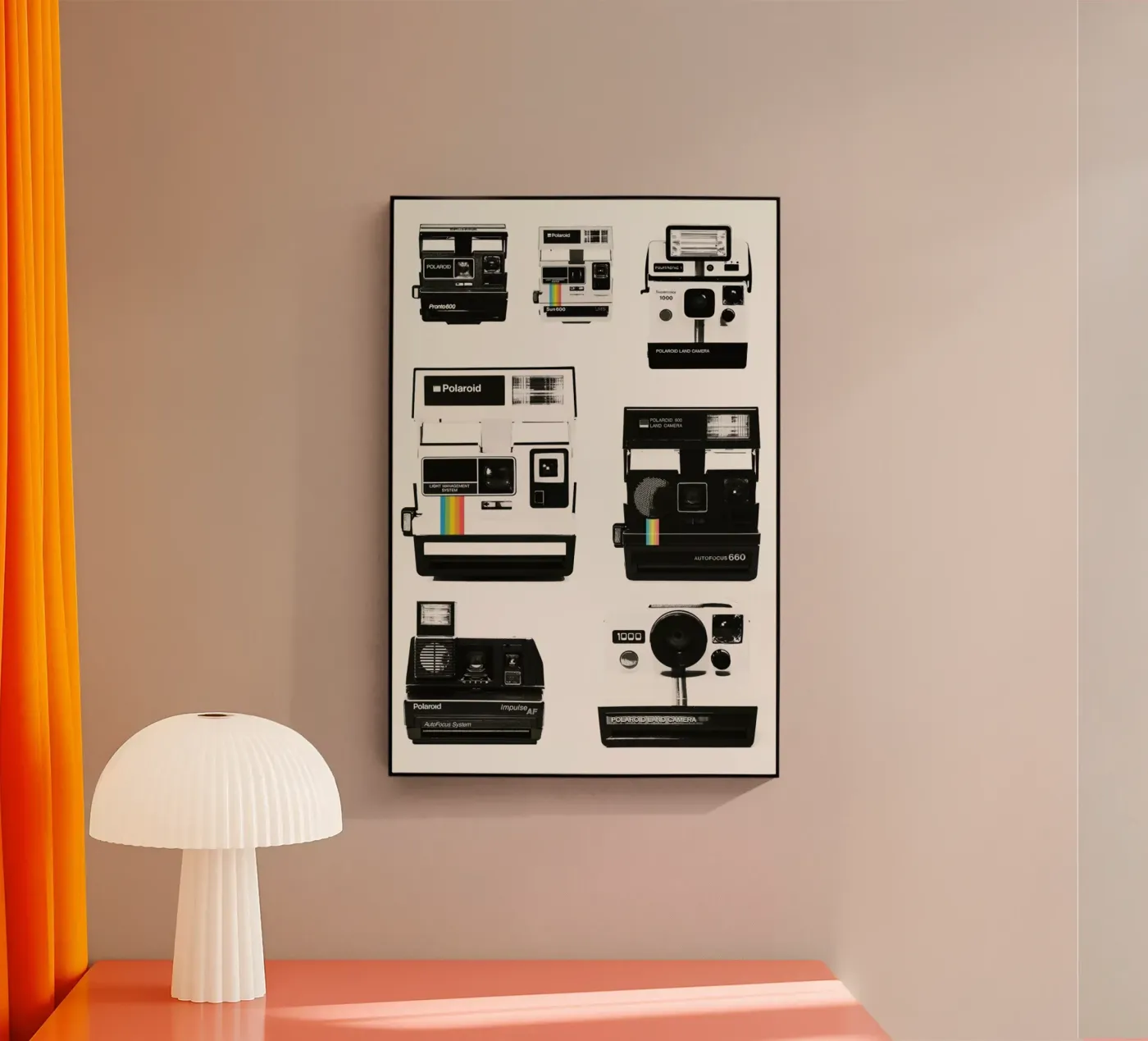 Instant Camera Collection Acryl-Glas von Florent Bodart
