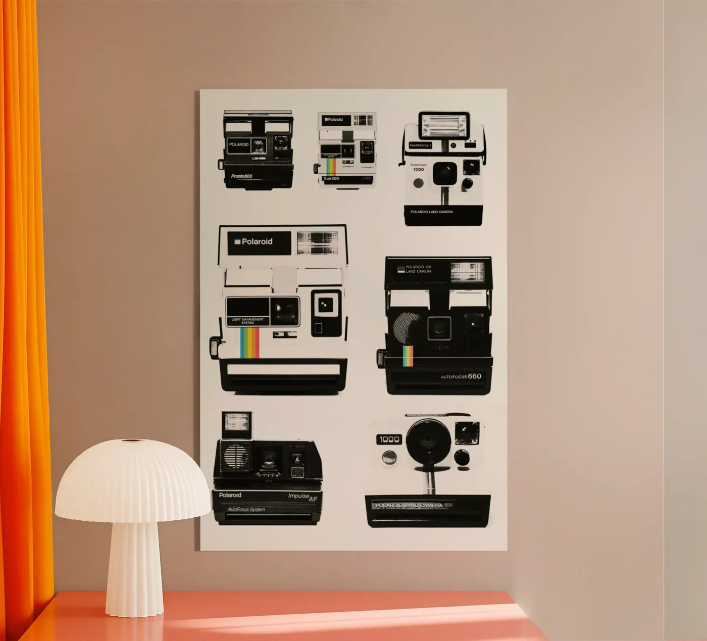 Instant Camera Collection Acryl-Glas von Florent Bodart