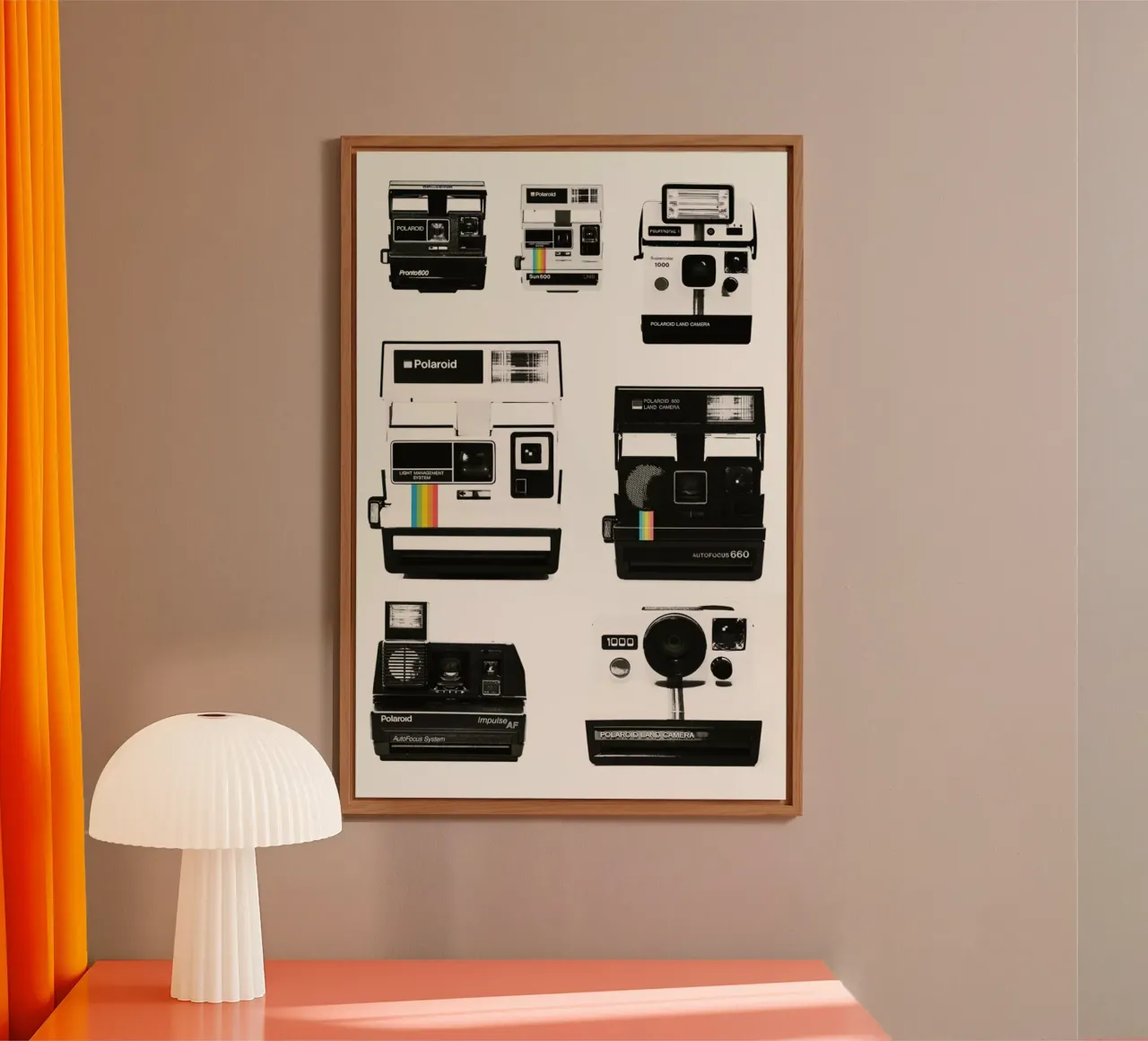 Instant Camera Collection alluminio dibond da Florent Bodart