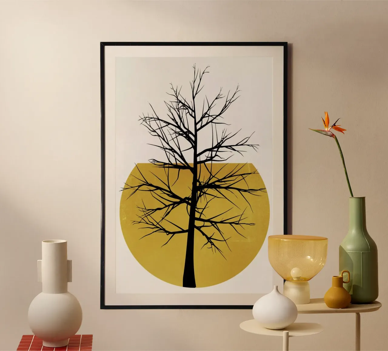 In The Wild poster con telaio in plastica da Kubistika