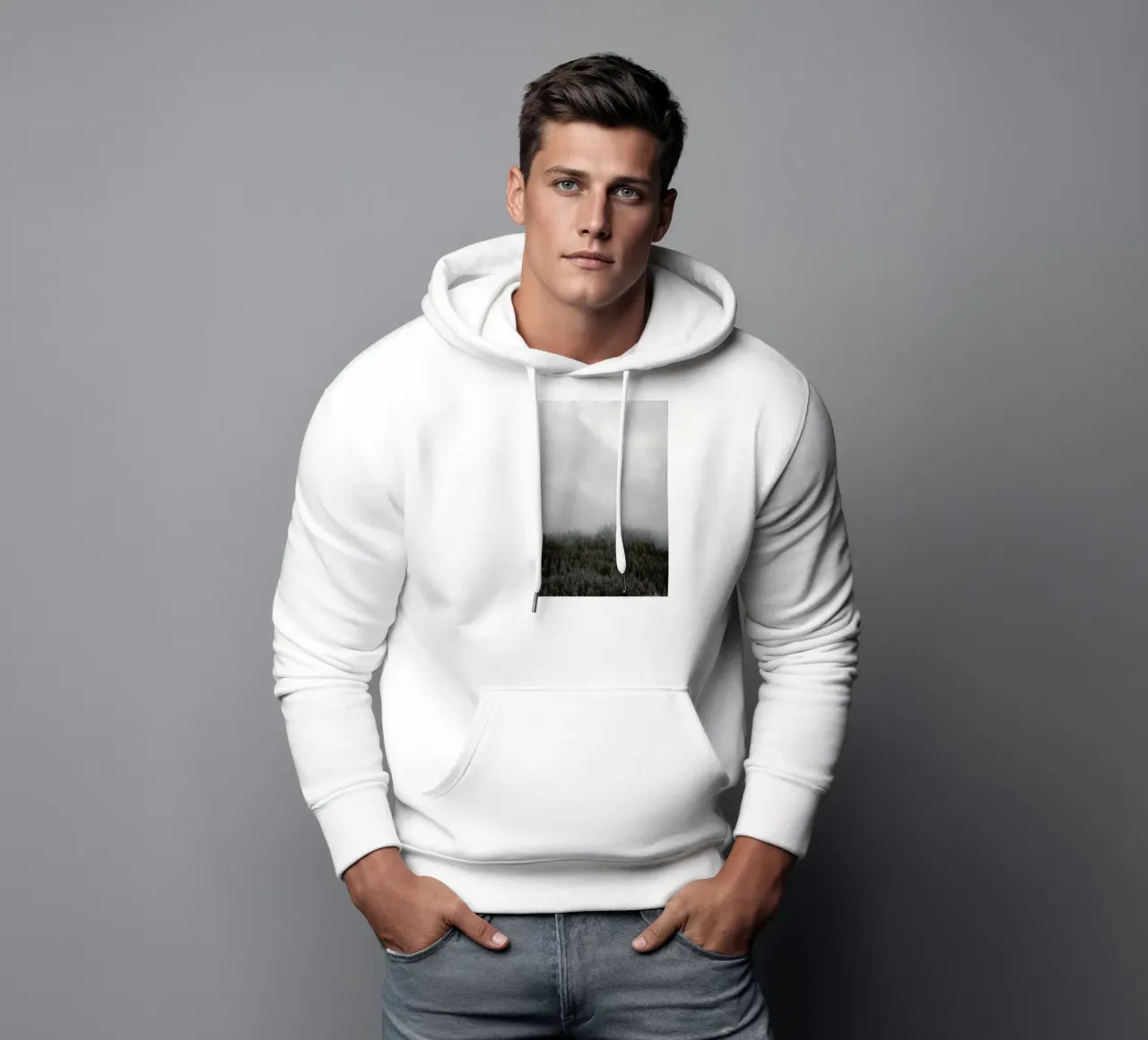Clouded Forest sudadera con capucha de Nur Mut