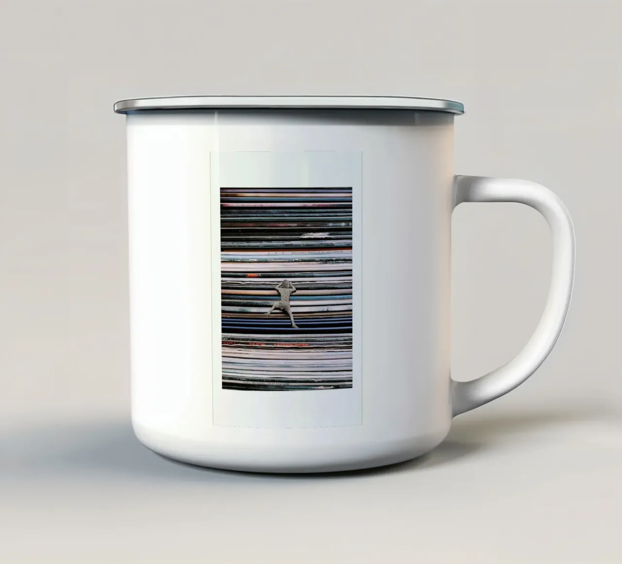 Music Lover tazza in smalto da Maarten Léon