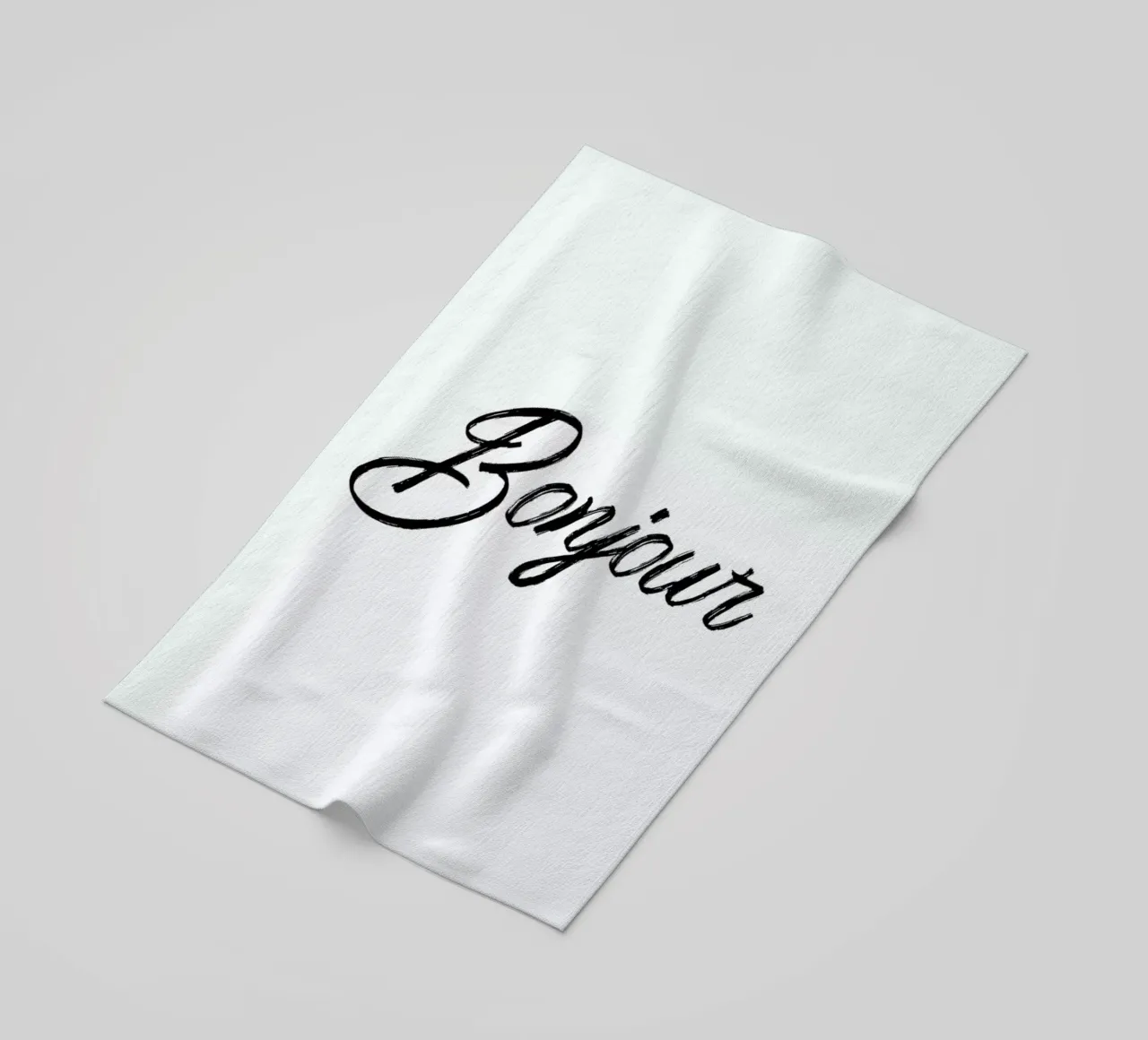 Bonjour Strandtuch von typed