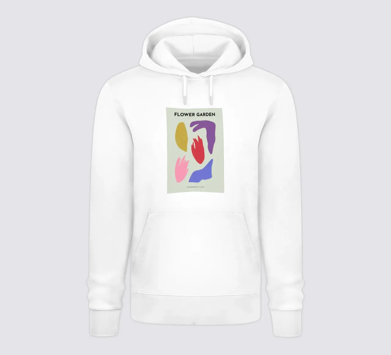 Blossoming Lilies felpa con cappuccio da Studio One