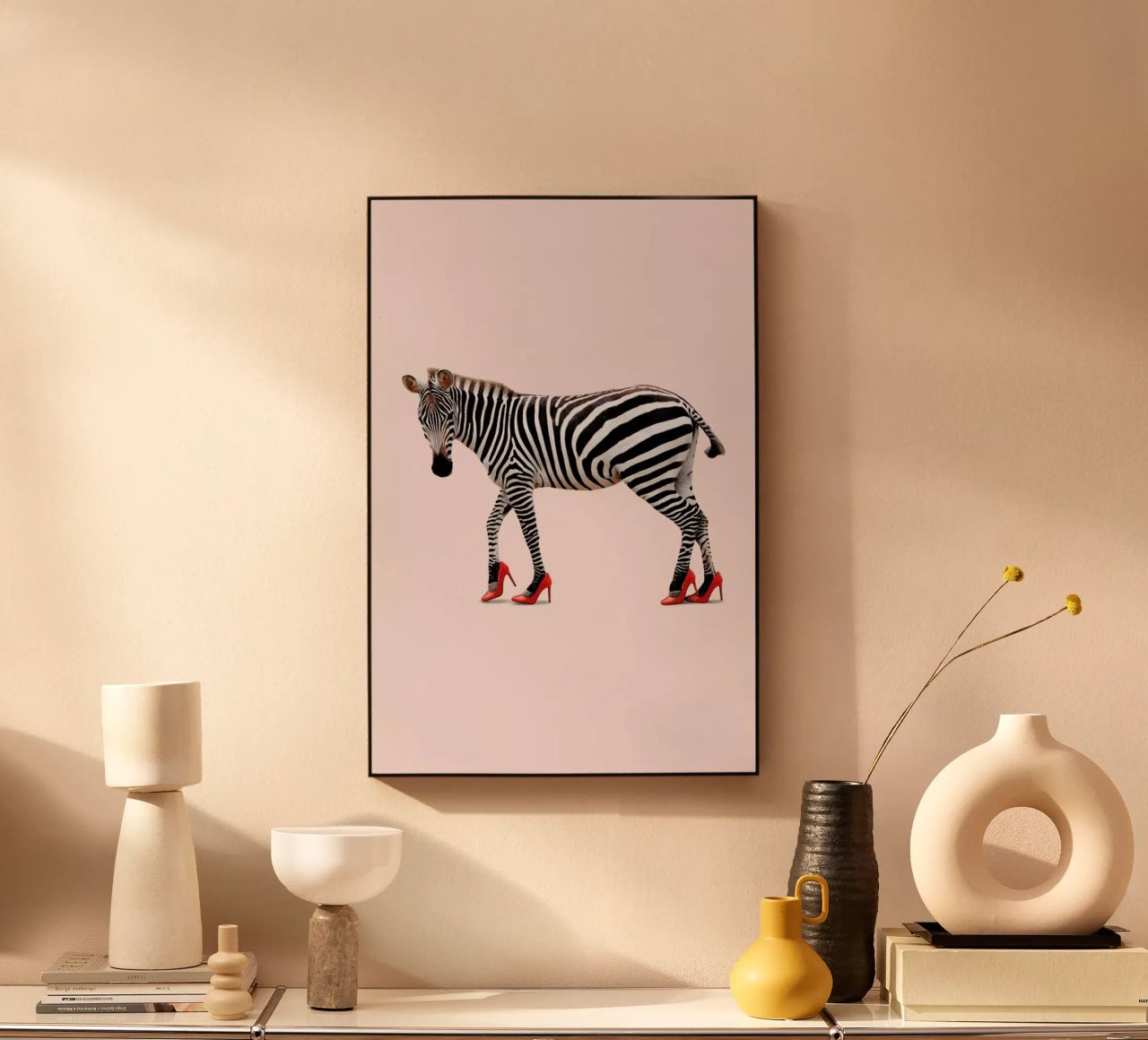 Zebra Heels plexiglass da Jonas Loose