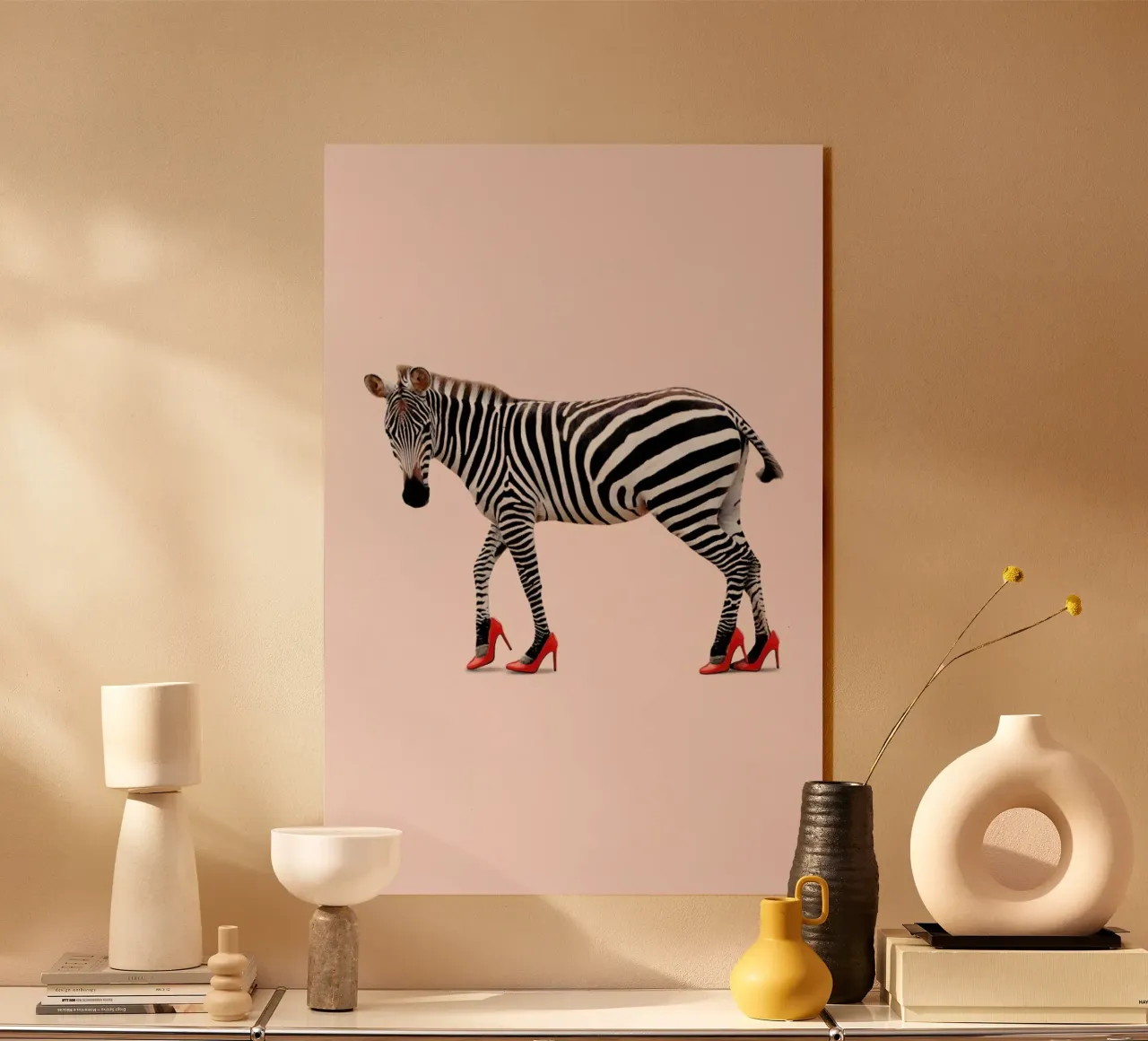 Zebra Heels plexiglass da Jonas Loose