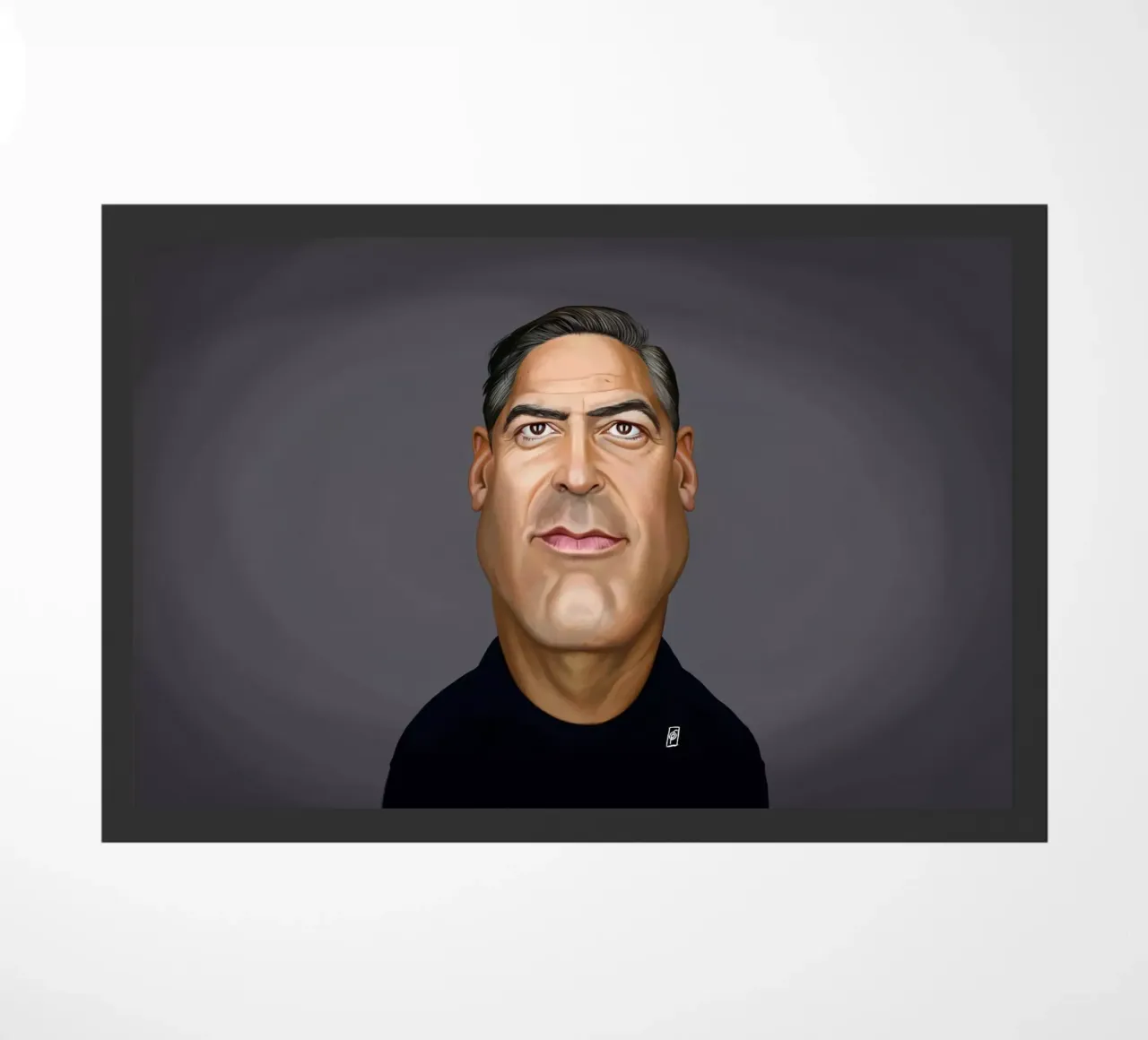 George Clooney zerbino da Rob Art | Illustration