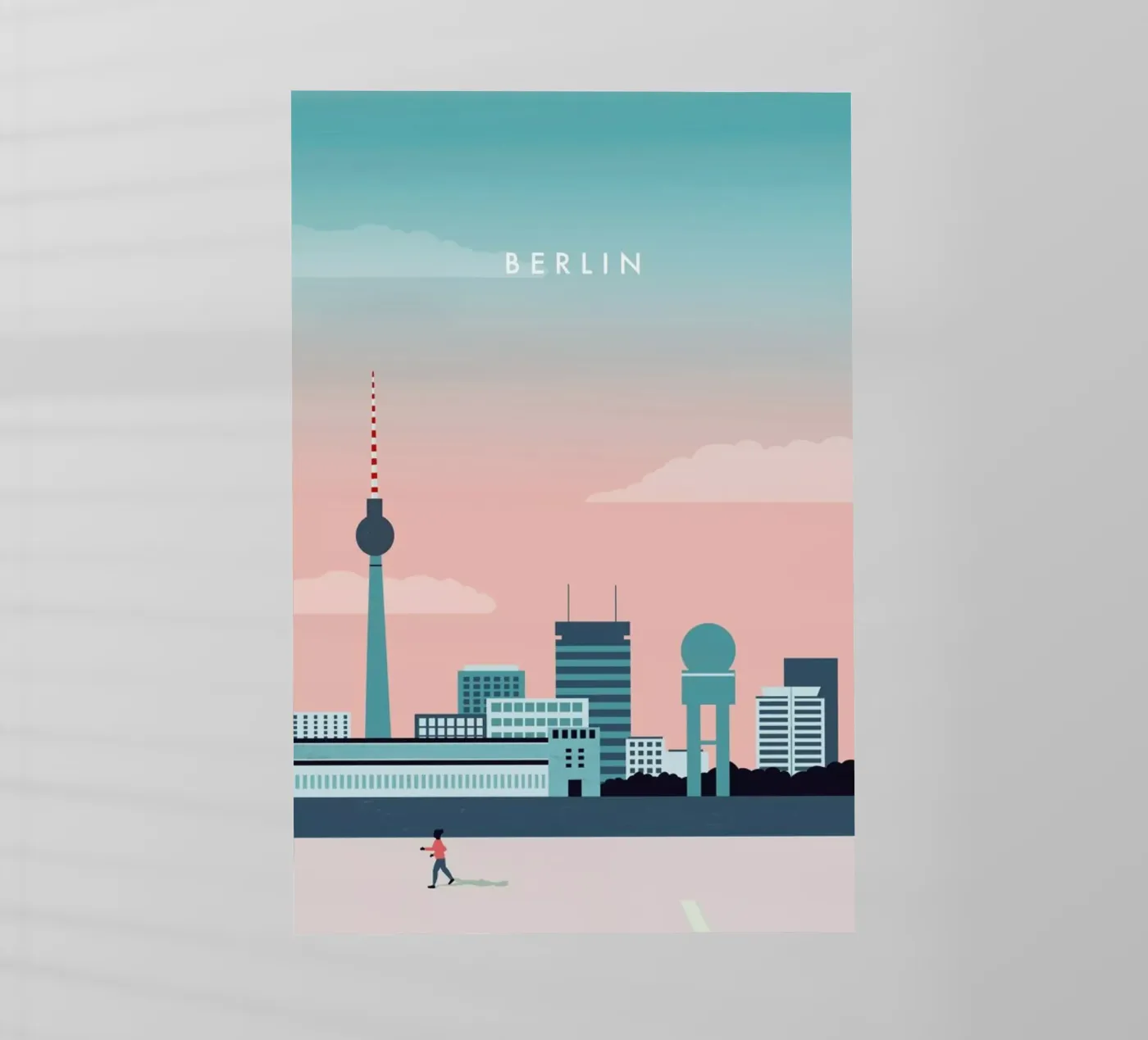 Berlin backlit folie van Katinka Reinke