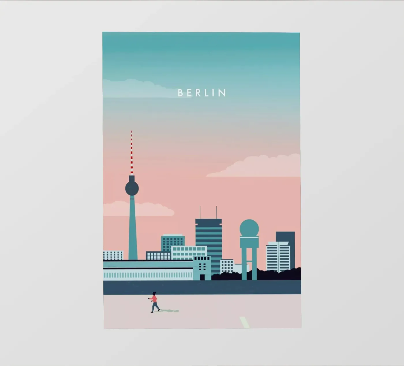 Berlin backlit folie van Katinka Reinke