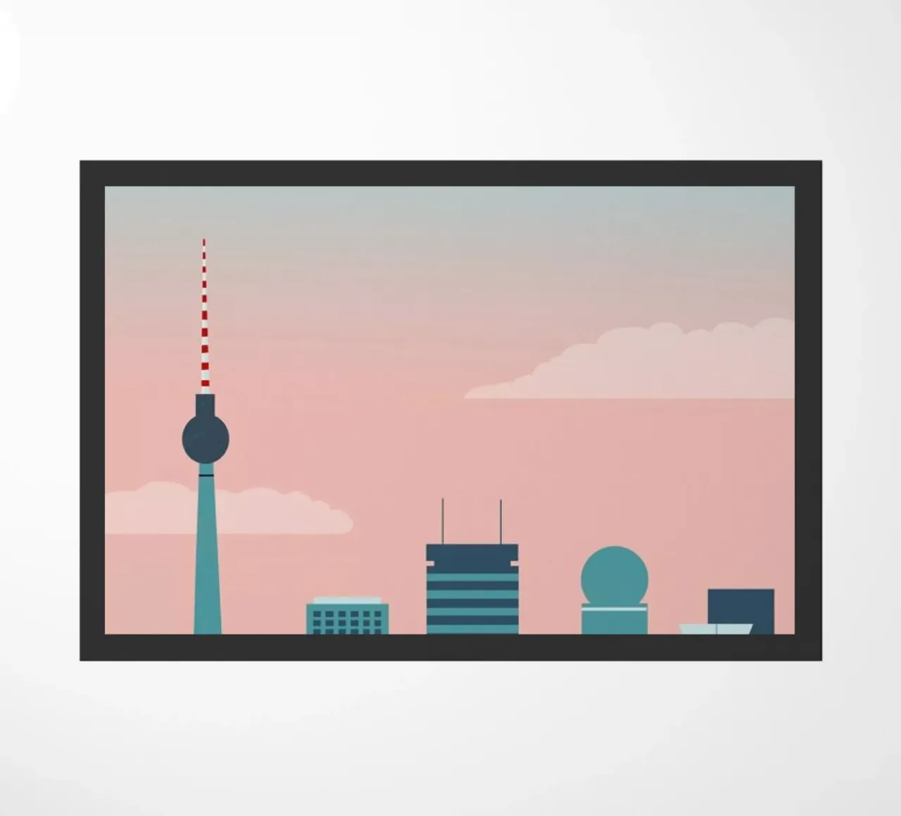 Berlin deurmat van Katinka Reinke