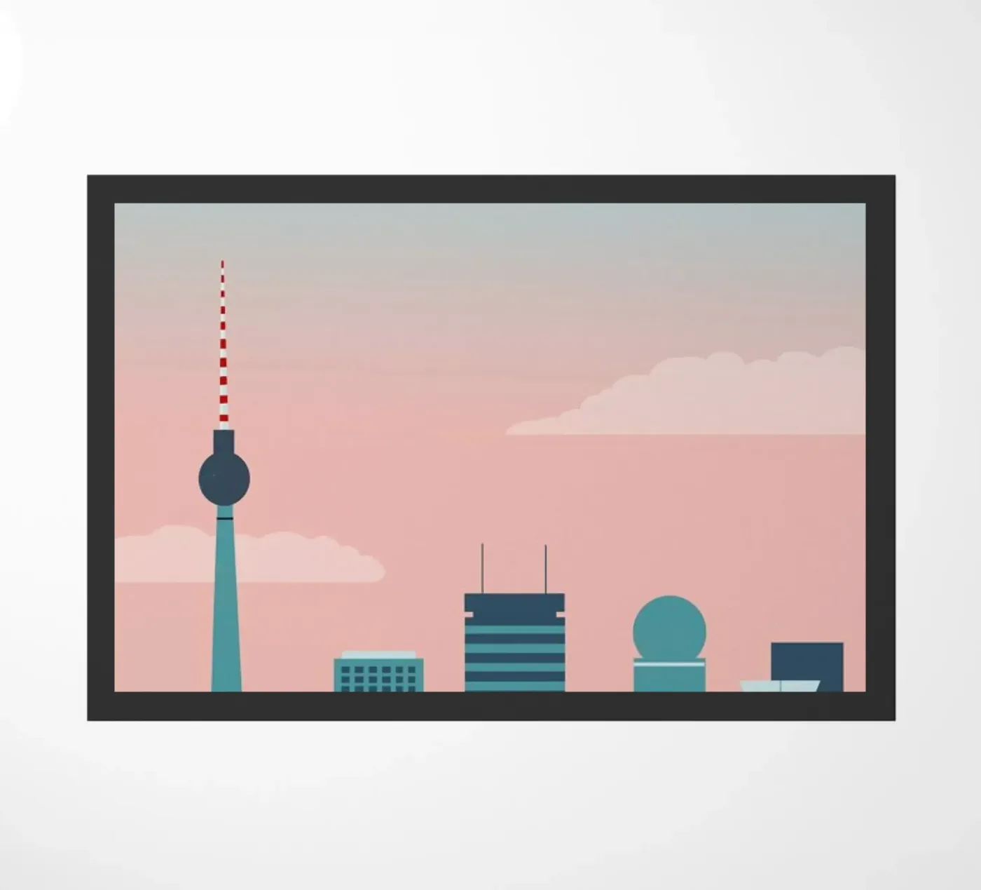 Berlin doormat by Katinka Reinke