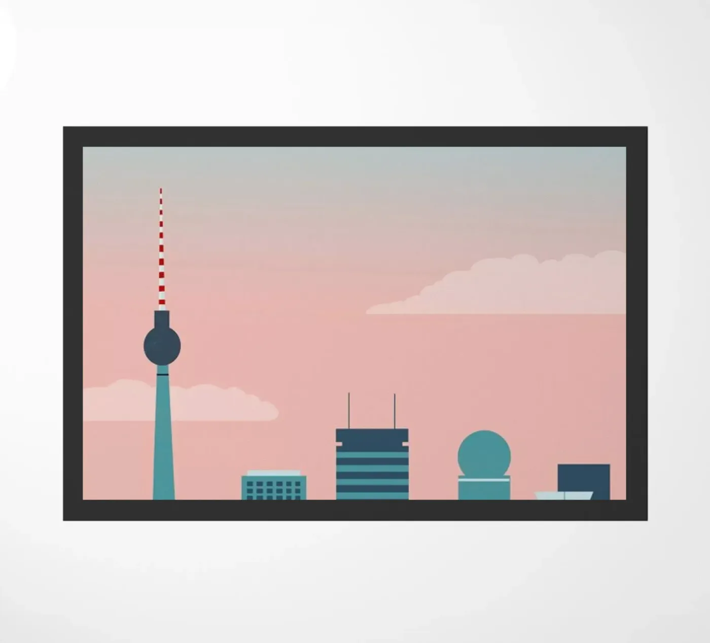 Berlin deurmat van Katinka Reinke