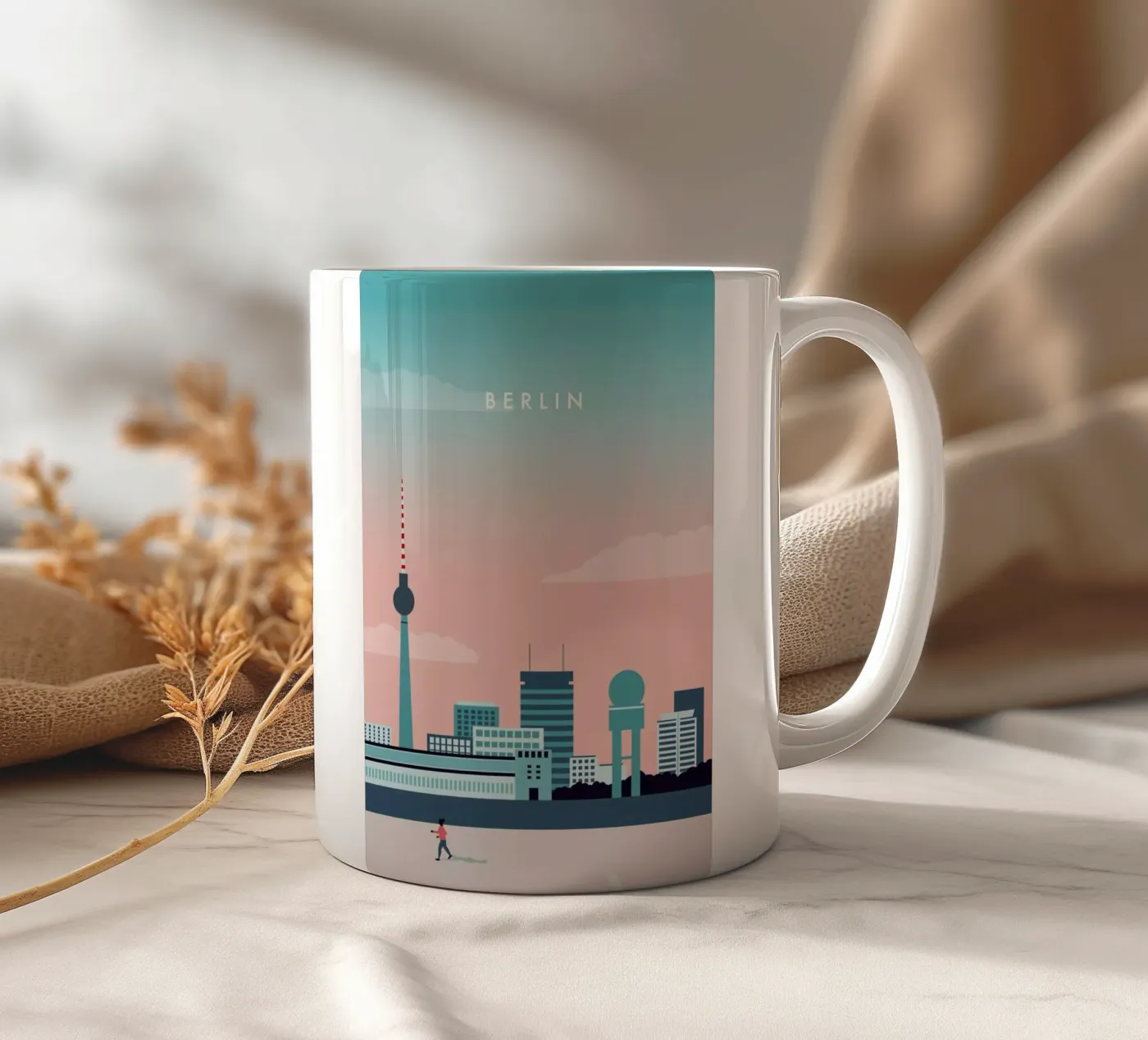 Berlin ceramic mug by Katinka Reinke