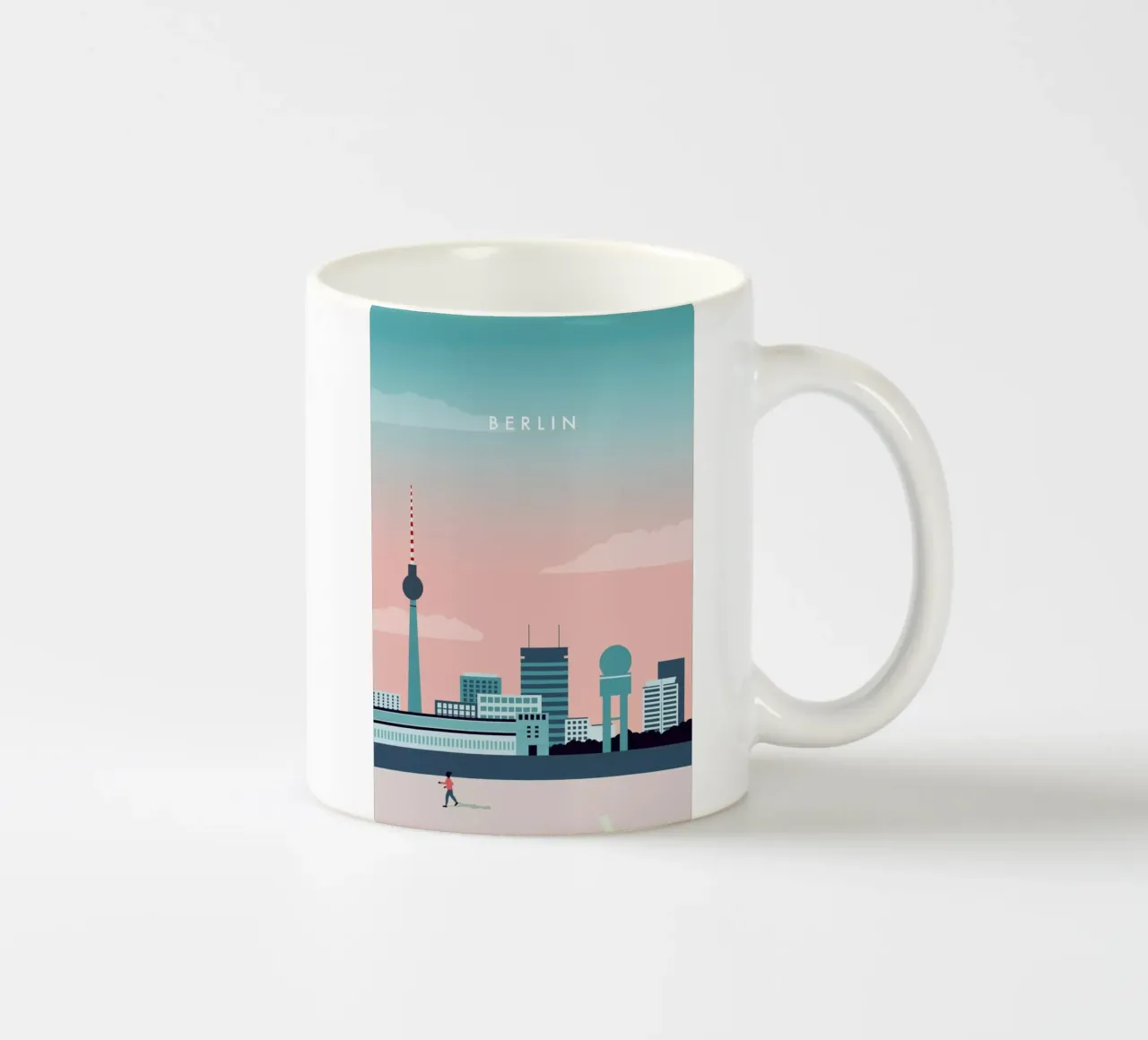 Berlin ceramic mug by Katinka Reinke
