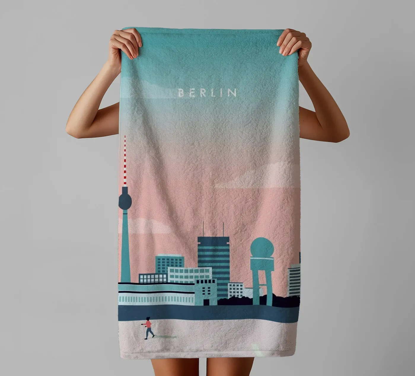 Berlin towel by Katinka Reinke