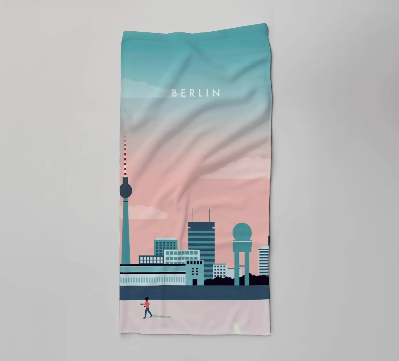 Berlin towel by Katinka Reinke