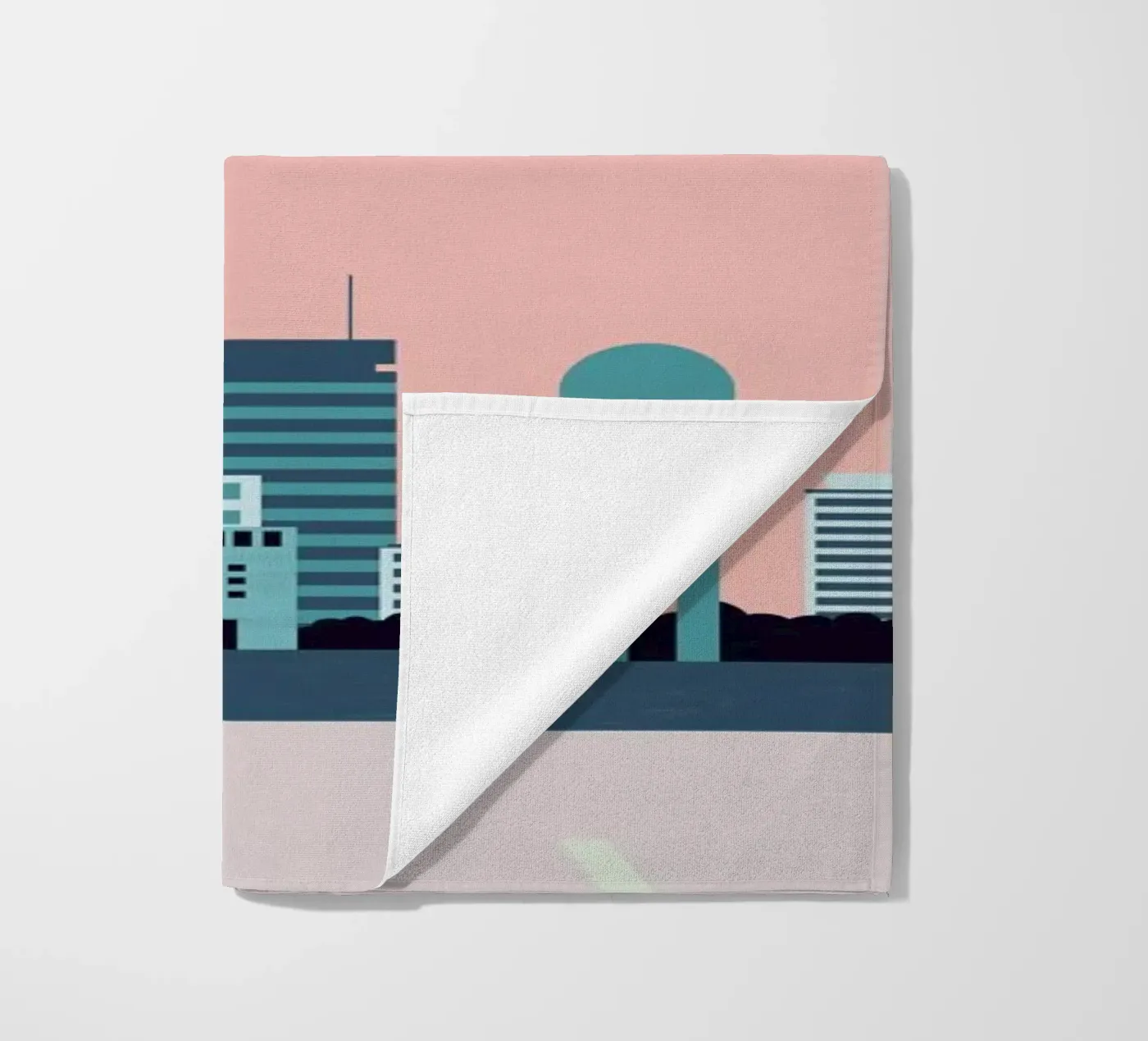 Berlin beach towel by Katinka Reinke