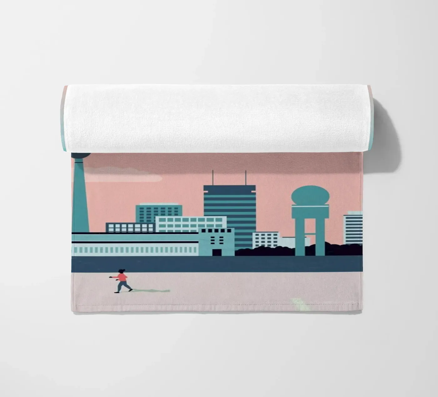 Berlin beach towel by Katinka Reinke