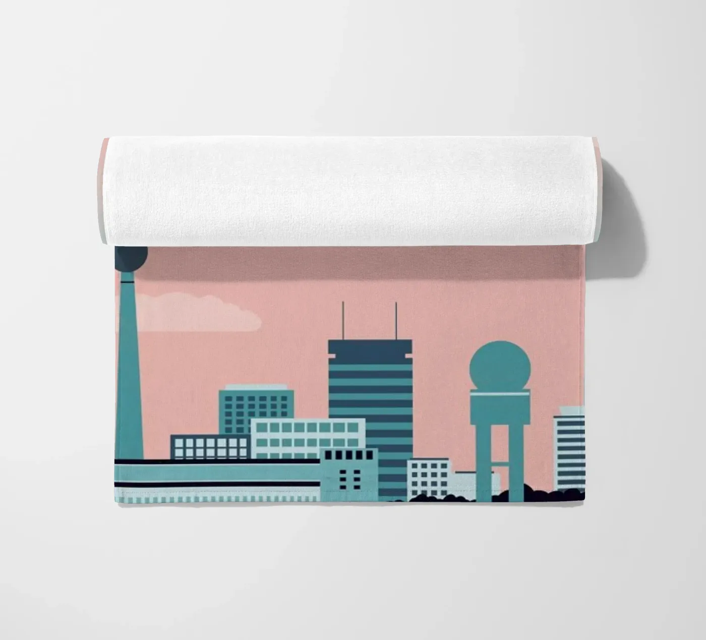 Berlin beach towel by Katinka Reinke