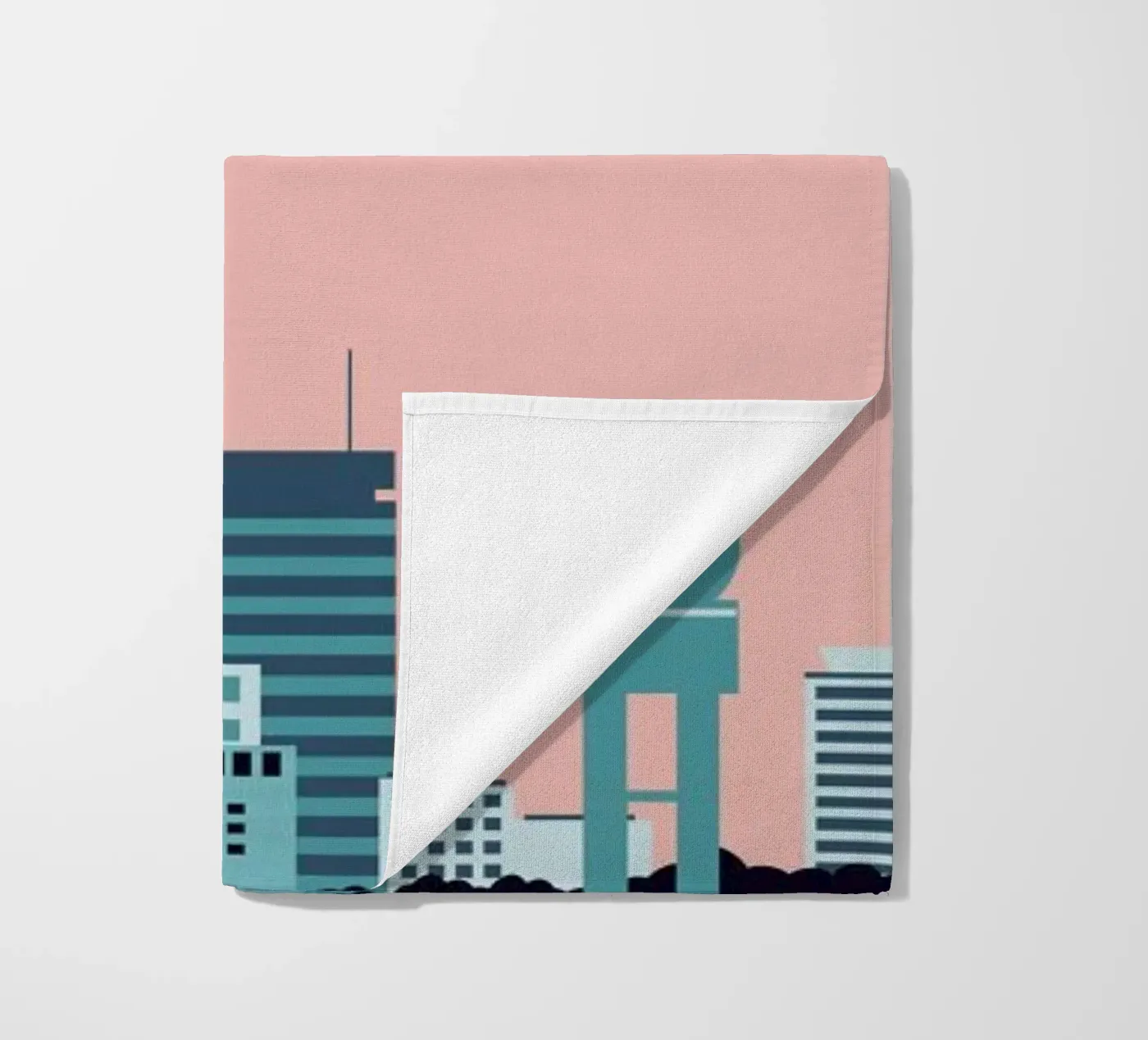Berlin beach towel by Katinka Reinke