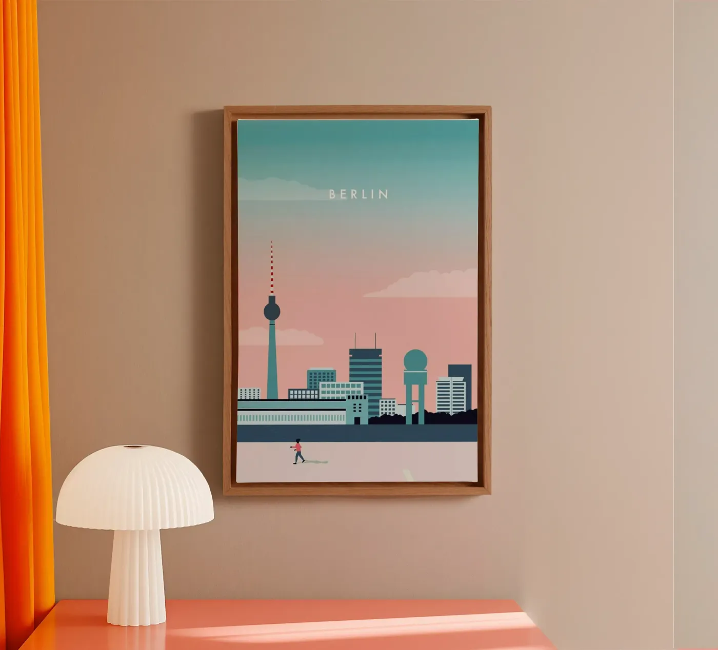 Berlin canvas van Katinka Reinke