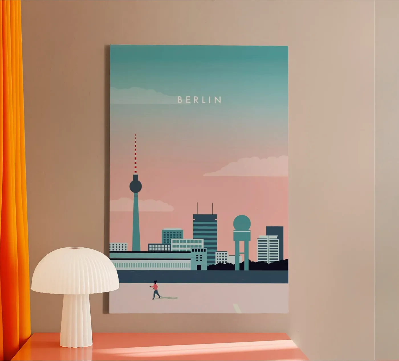 Berlin canvas van Katinka Reinke