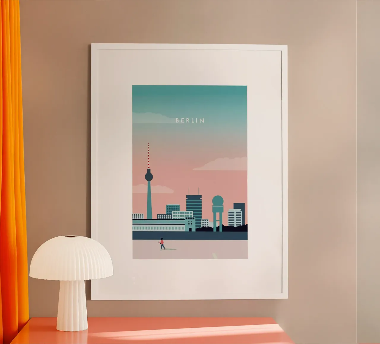 Berlin poster by Katinka Reinke