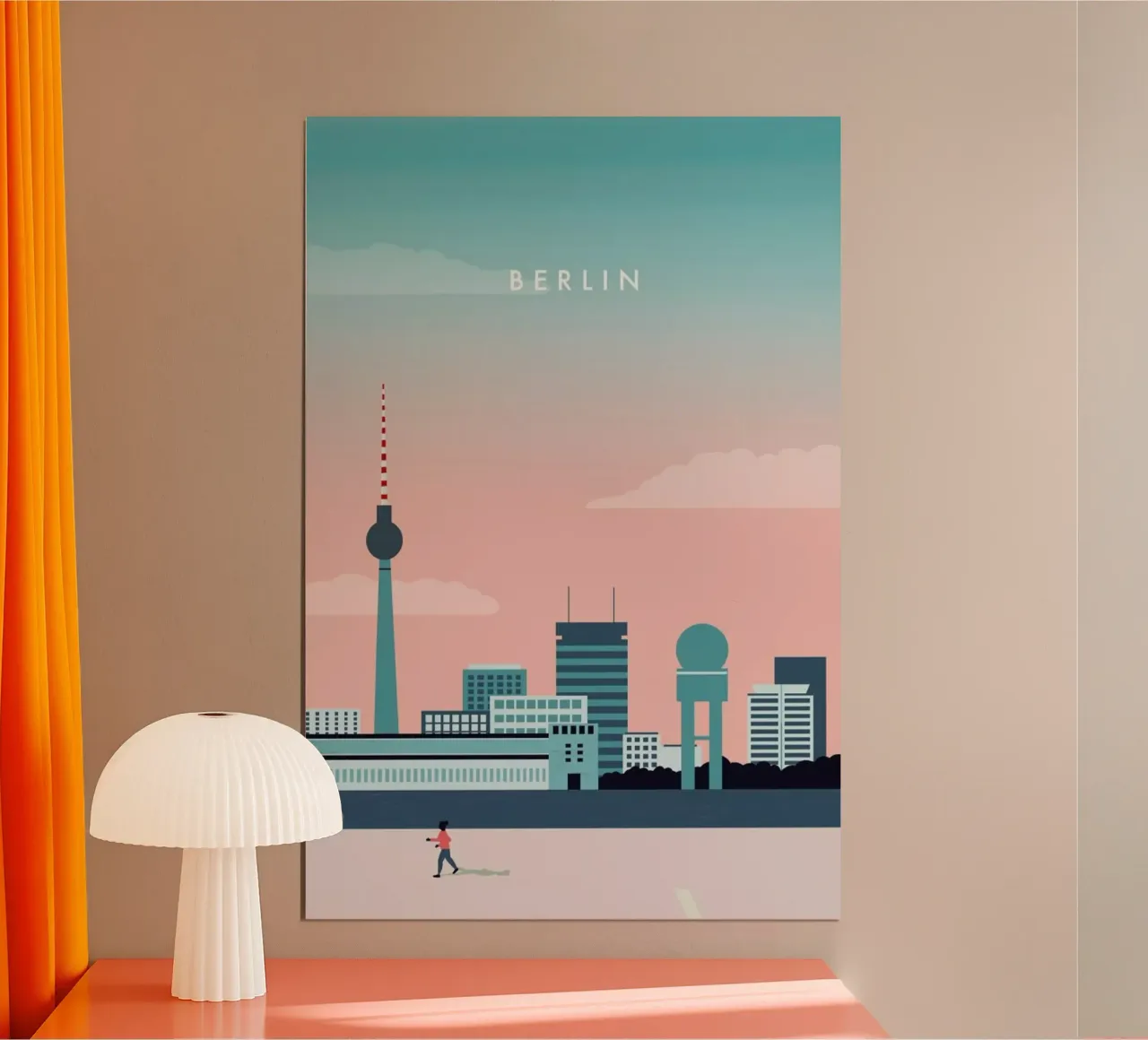 Berlin poster by Katinka Reinke