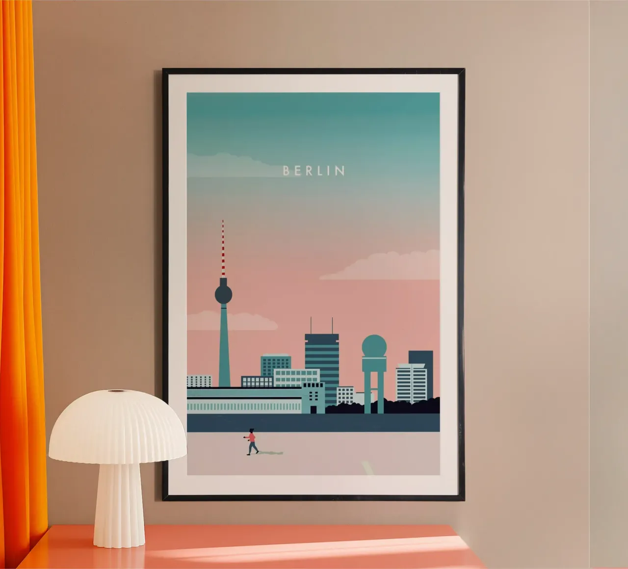 Berlin poster by Katinka Reinke