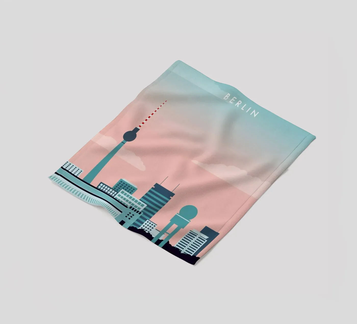 Berlin fleecedeken van Katinka Reinke