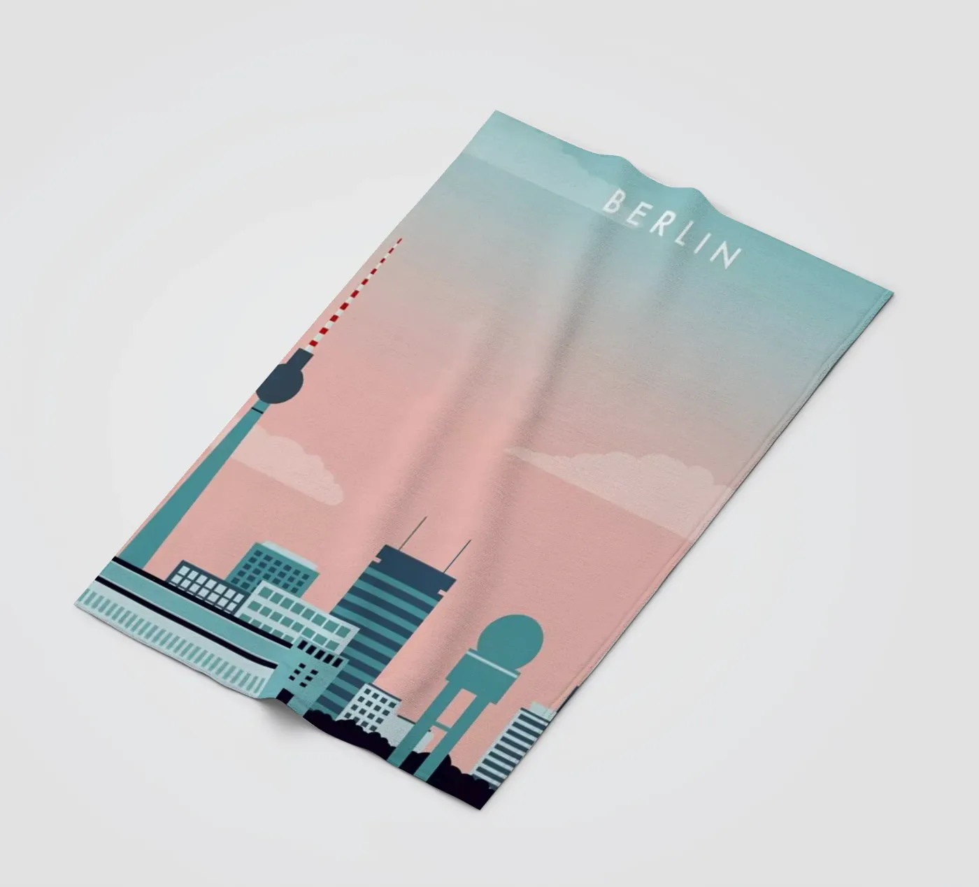 Berlin fleecedeken van Katinka Reinke