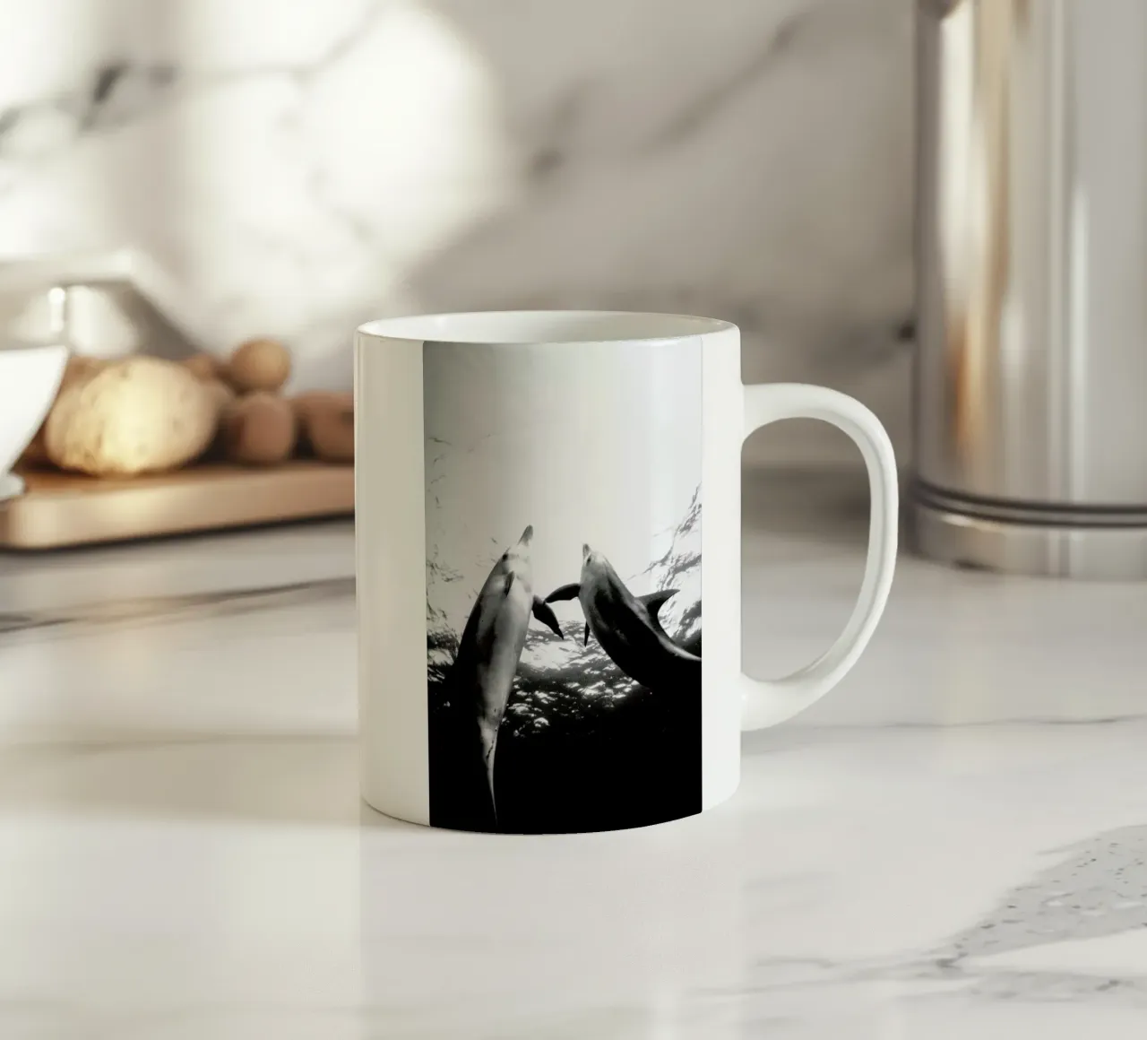 Keep Swimming tazza in ceramica da Natural Kingdom